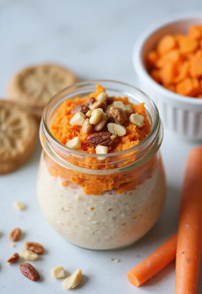 26 Gluten-Free Breakfasts for Family Sundays - 25. Carrot Cake Overnight Oats