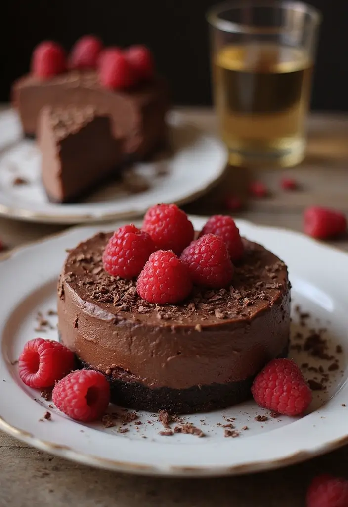26 Gluten-Free Cheesecake Recipes to Impress - 25. Chocolate Raspberry Gluten-Free Cheesecake
