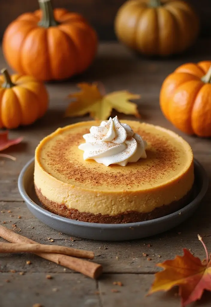 26 Gluten-Free Cheesecake Recipes to Impress - 4. Pumpkin Spice Gluten-Free Cheesecake