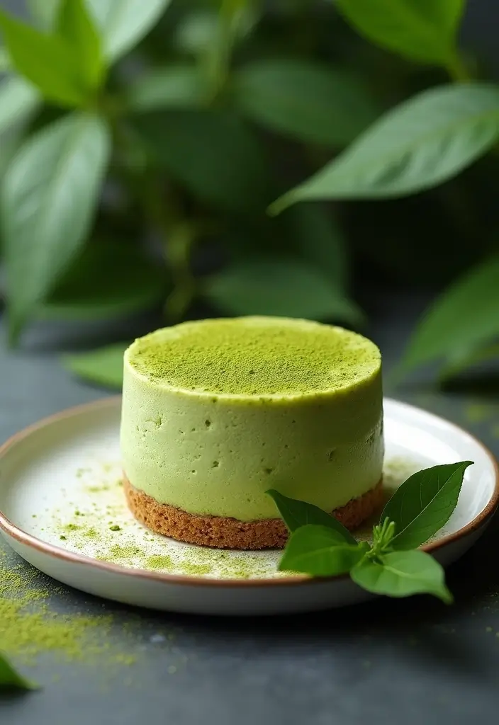 26 Gluten-Free Cheesecake Recipes to Impress - 6. Matcha Green Tea Gluten-Free Cheesecake