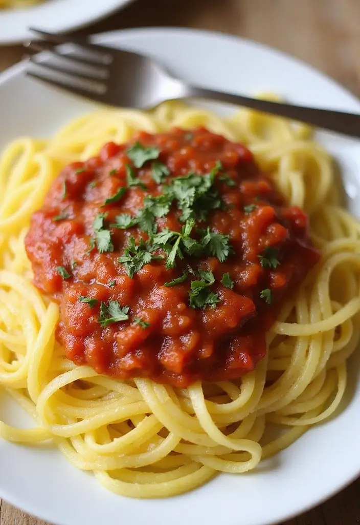 26 Gluten-Free Clean Eating Recipes - 11. Spaghetti Squash with Marinara Sauce