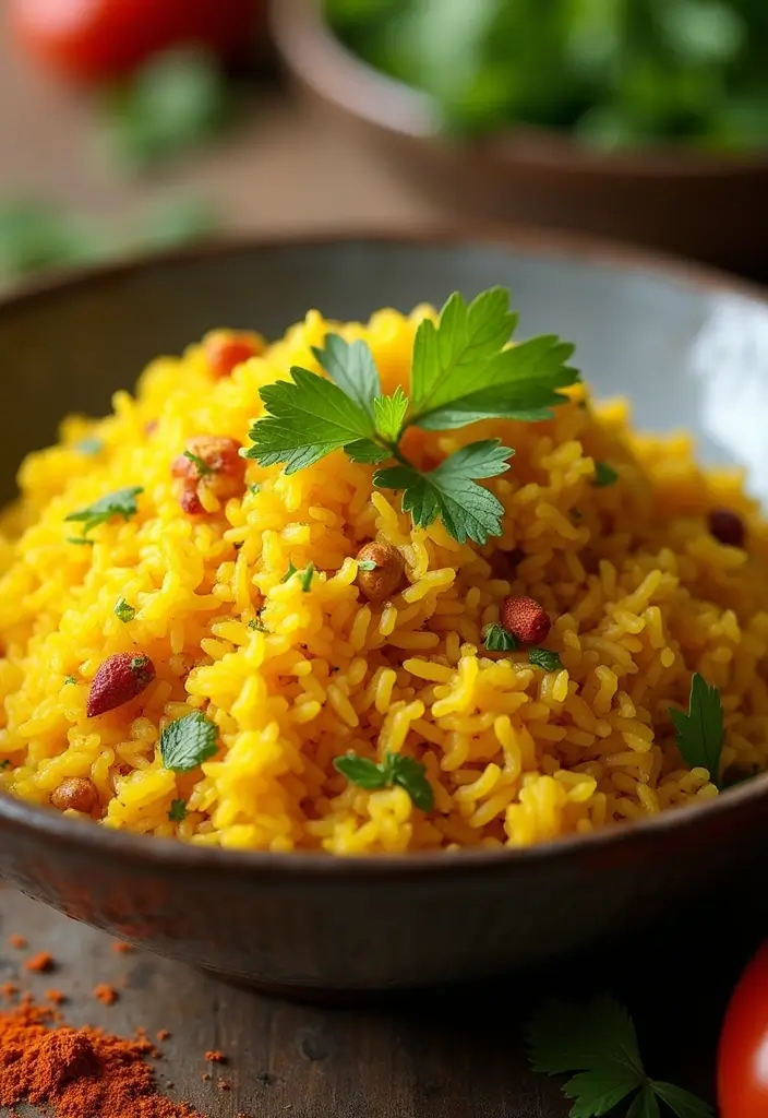 26 Gluten-Free Clean Eating Recipes - 13. Golden Turmeric Rice