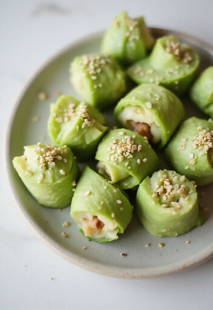 26 Gluten-Free Clean Eating Recipes - 14. Cucumber Avocado Sushi Rolls