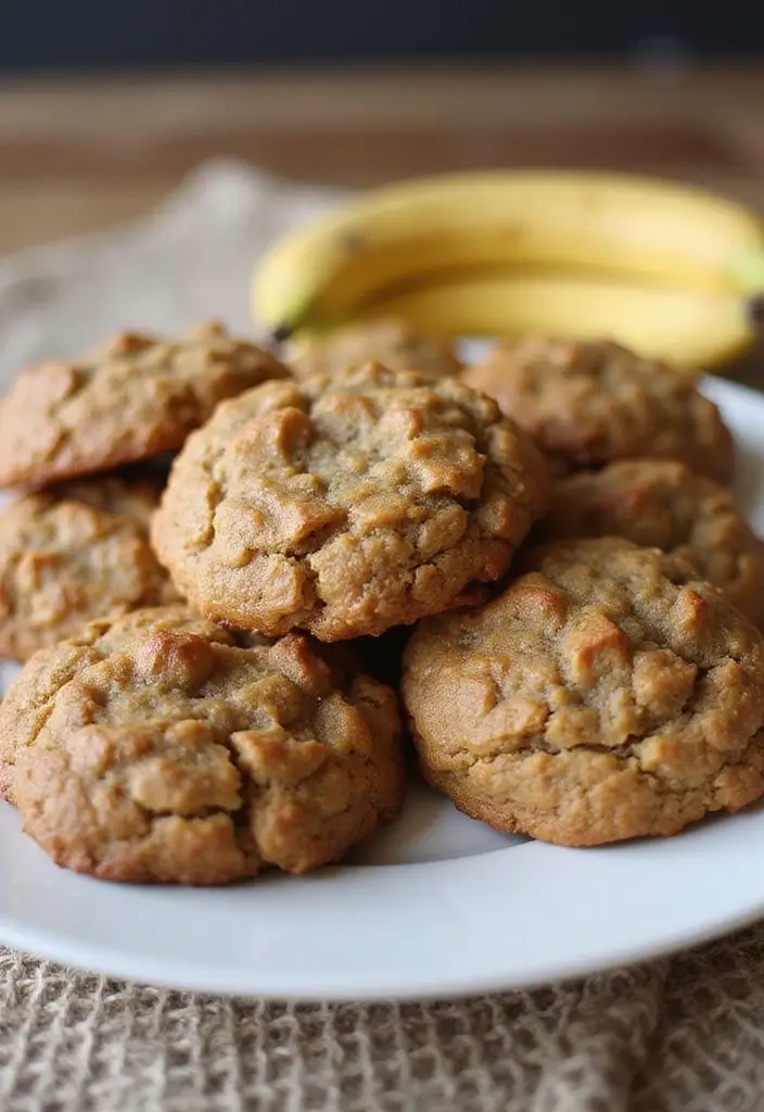 26 Gluten-Free Clean Eating Recipes - 19. Oatmeal Banana Cookies