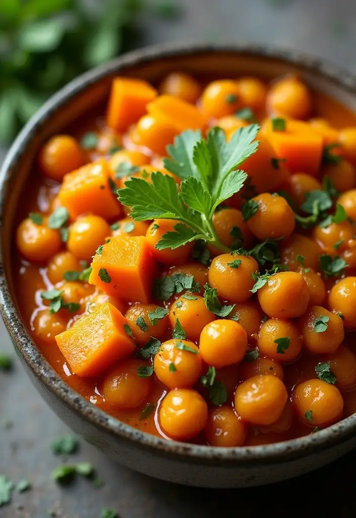 26 Gluten-Free Clean Eating Recipes - 2. Sweet Potato and Chickpea Curry