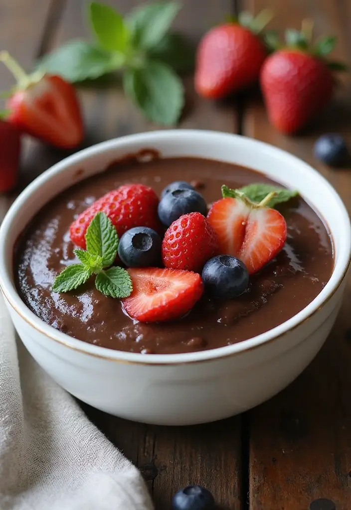 26 Gluten-Free Clean Eating Recipes - 23. Vegan Chocolate Pudding