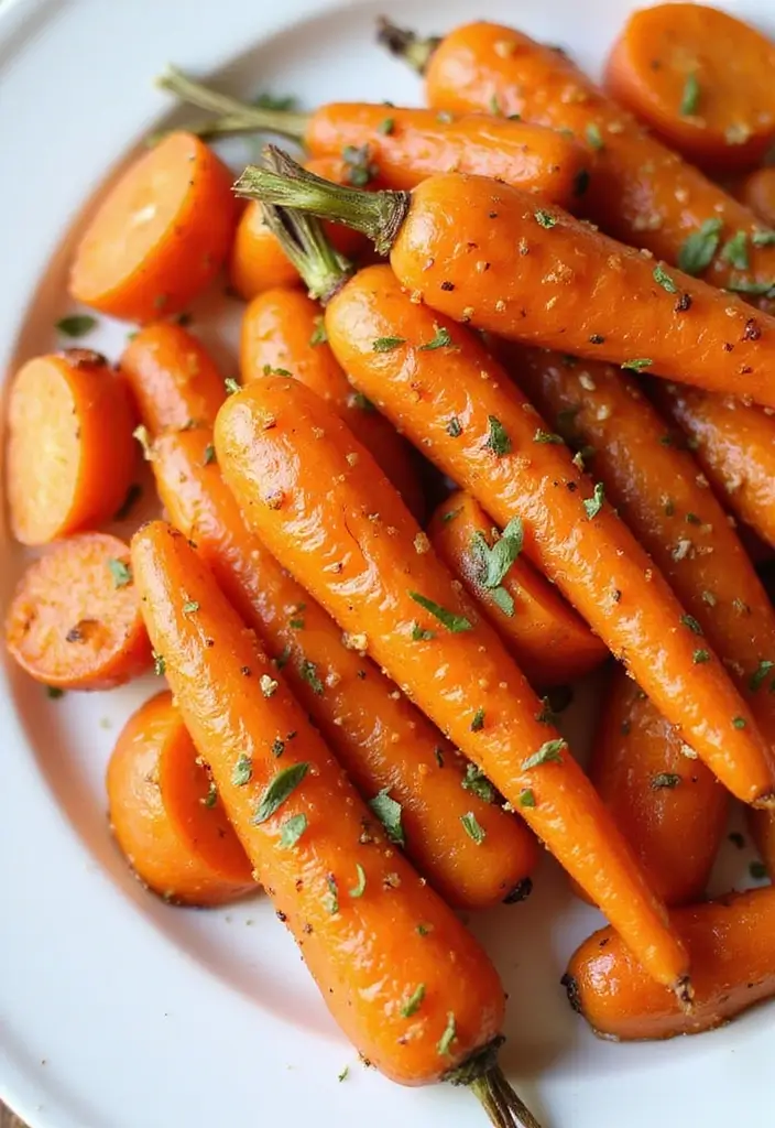 26 Gluten-Free Clean Eating Recipes - 25. Honey Garlic Roasted Carrots