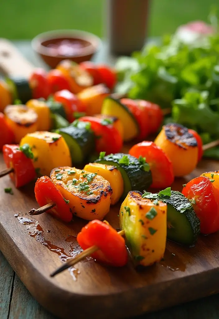 26 Gluten-Free Clean Eating Recipes - 26. Grilled Vegetable Skewers
