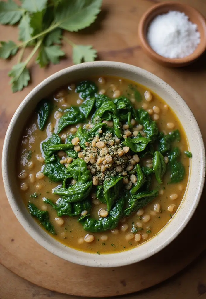 26 Gluten-Free Clean Eating Recipes - 5. Lentil Soup with Spinach