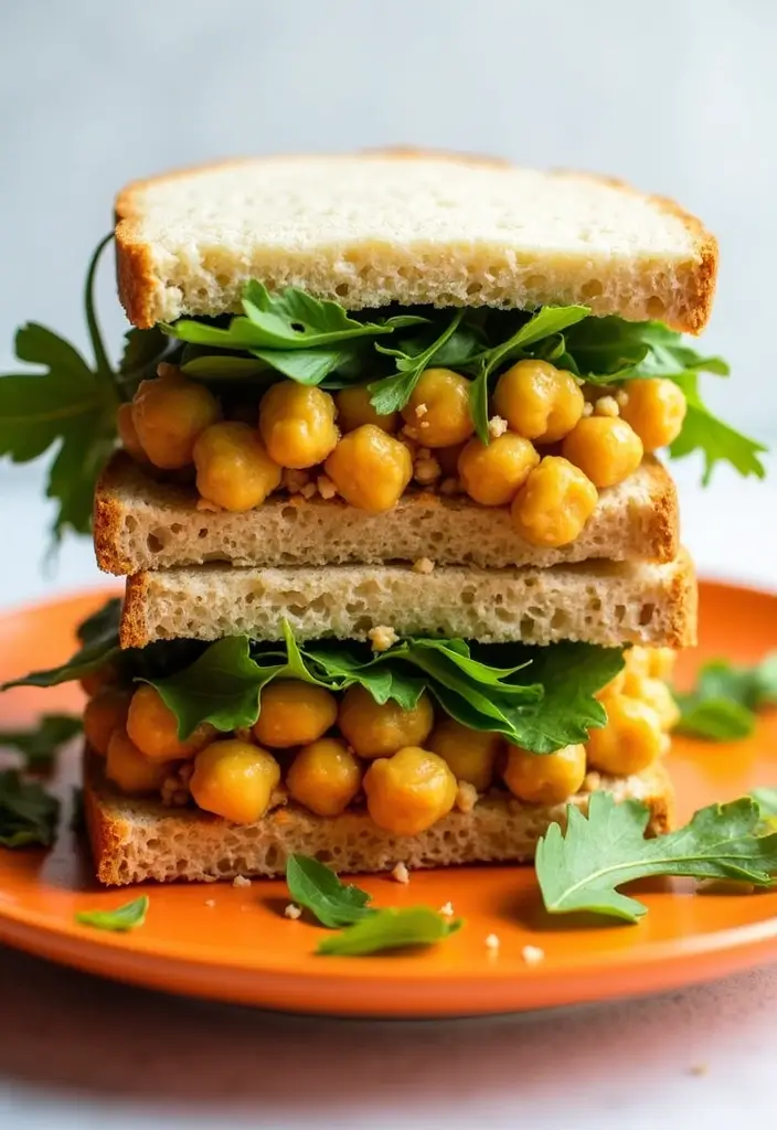 26 Gluten-Free Clean Eating Recipes - 6. Chickpea Salad Sandwich