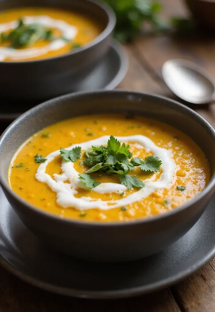 26 Gluten-Free Detox Soups for Cleansing - 22. Coconut Curry Lentil Soup