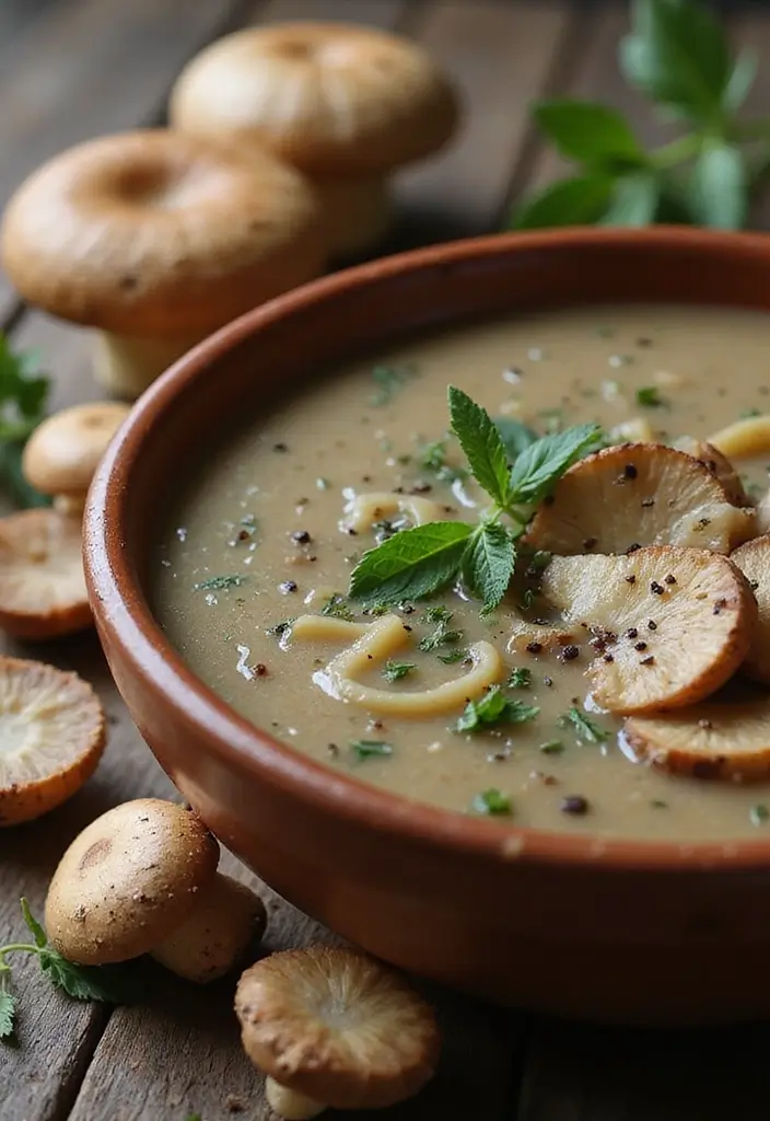 26 Gluten-Free Detox Soups for Cleansing - 26. Forest Mushroom Soup