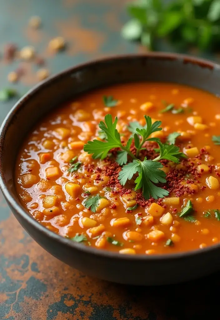 26 Gluten-Free Detox Soups for Cleansing - 4. Spicy Lentil Detox Soup