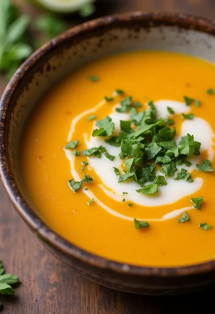 26 Gluten-Free Detox Soups for Cleansing - 6. Butternut Squash Coconut Soup