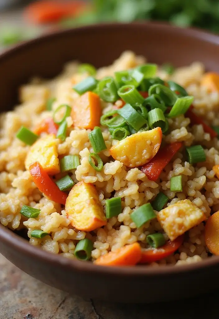 26 Gluten-Free Family Dinner Ideas on a Budget - 12. Gluten-Free Egg Fried Rice