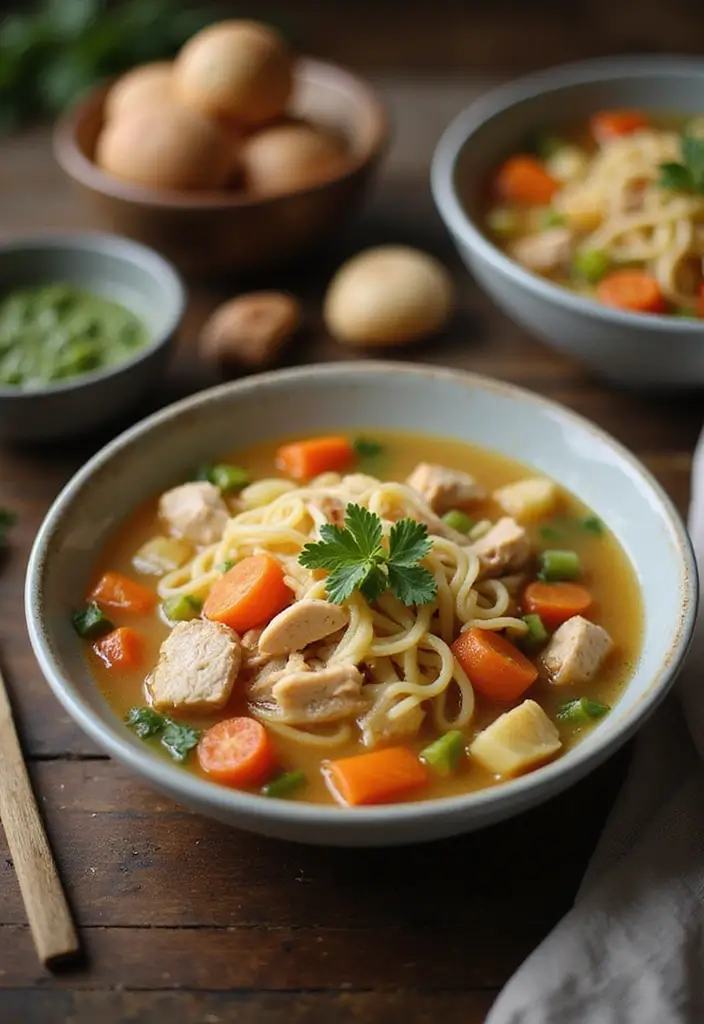 26 Gluten-Free Family Dinner Ideas on a Budget - 21. Gluten-Free Chicken Noodle Soup