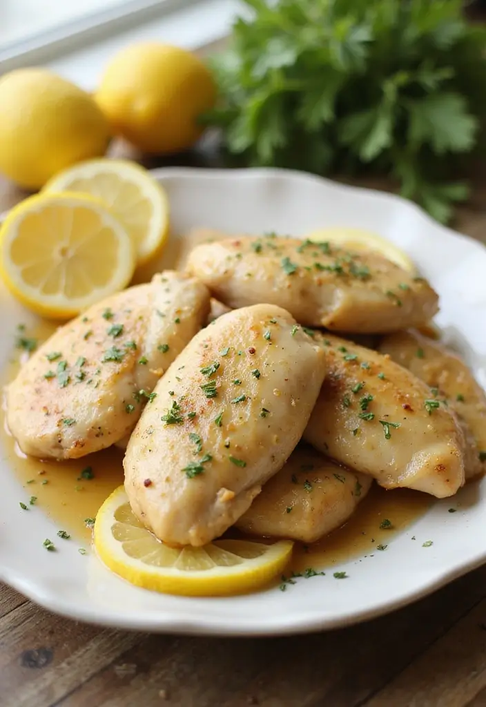 26 Gluten-Free Family Dinner Ideas on a Budget - 25. Gluten-Free Lemon Garlic Chicken