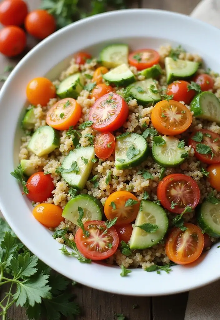 26 Gluten-Free Family Dinner Ideas on a Budget - 6. Gluten-Free Quinoa Salad