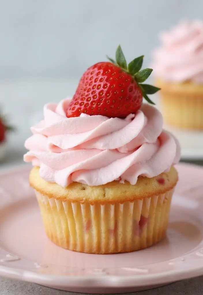 26 Gluten-Free Frostings and Fillings You’ll Want to Eat Alone - 10. Strawberry Buttercream