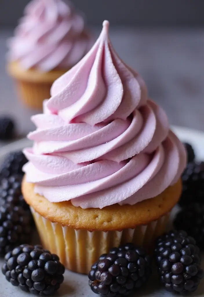 26 Gluten-Free Frostings and Fillings You’ll Want to Eat Alone - 24. Blackberry Swiss Meringue Frosting