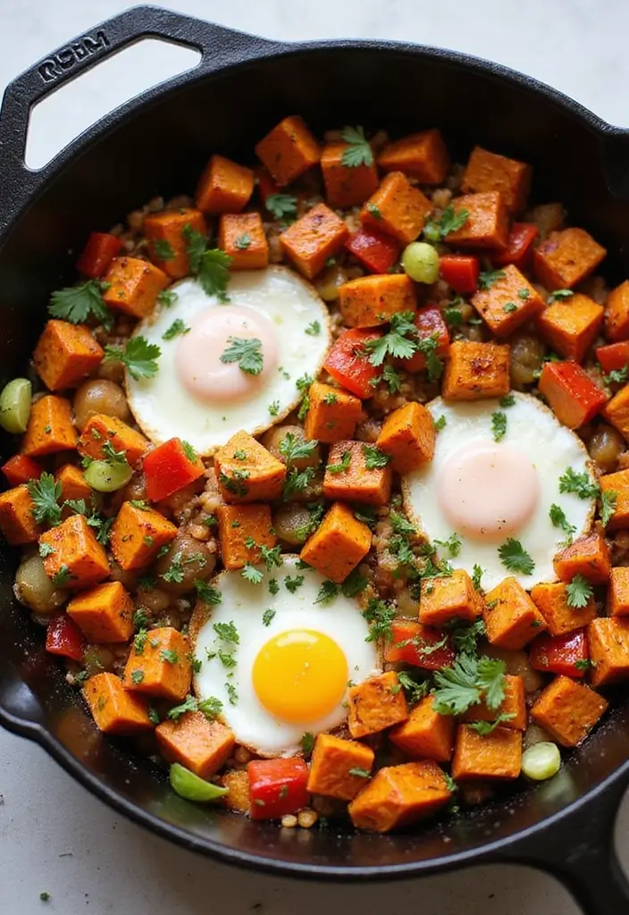 26 Gluten-Free High-Protein Breakfast Ideas for Athletes - 3. Savory Sweet Potato Hash