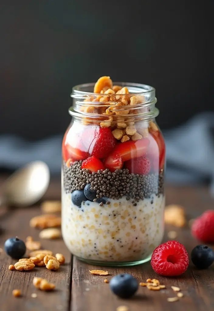 26 Gluten-Free High-Protein Breakfast Ideas for Athletes - 9. Overnight Oats