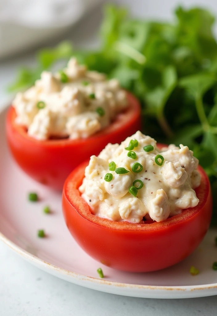 26 Gluten-Free Lunches Under 20 Minutes - 11. Tuna Salad Stuffed Tomatoes