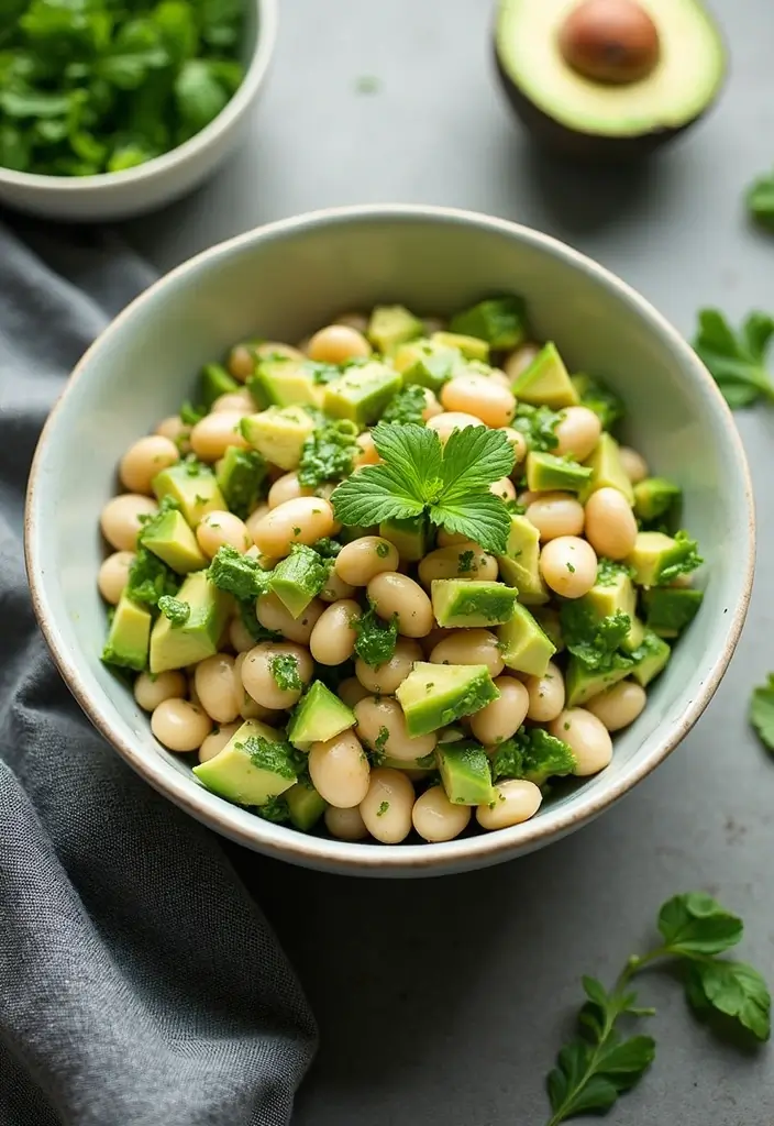 26 Gluten-Free Lunches Under 20 Minutes - 23. Avocado and White Bean Salad