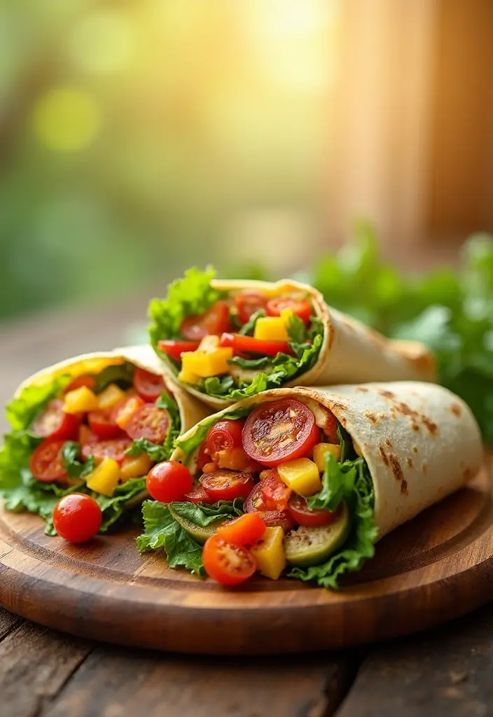 26 Gluten-Free Lunches Under 20 Minutes - 25. Grilled Vegetable Wraps