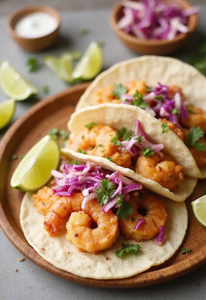 26 Gluten-Free Lunches Under 20 Minutes - 3. Shrimp Tacos with Cabbage Slaw