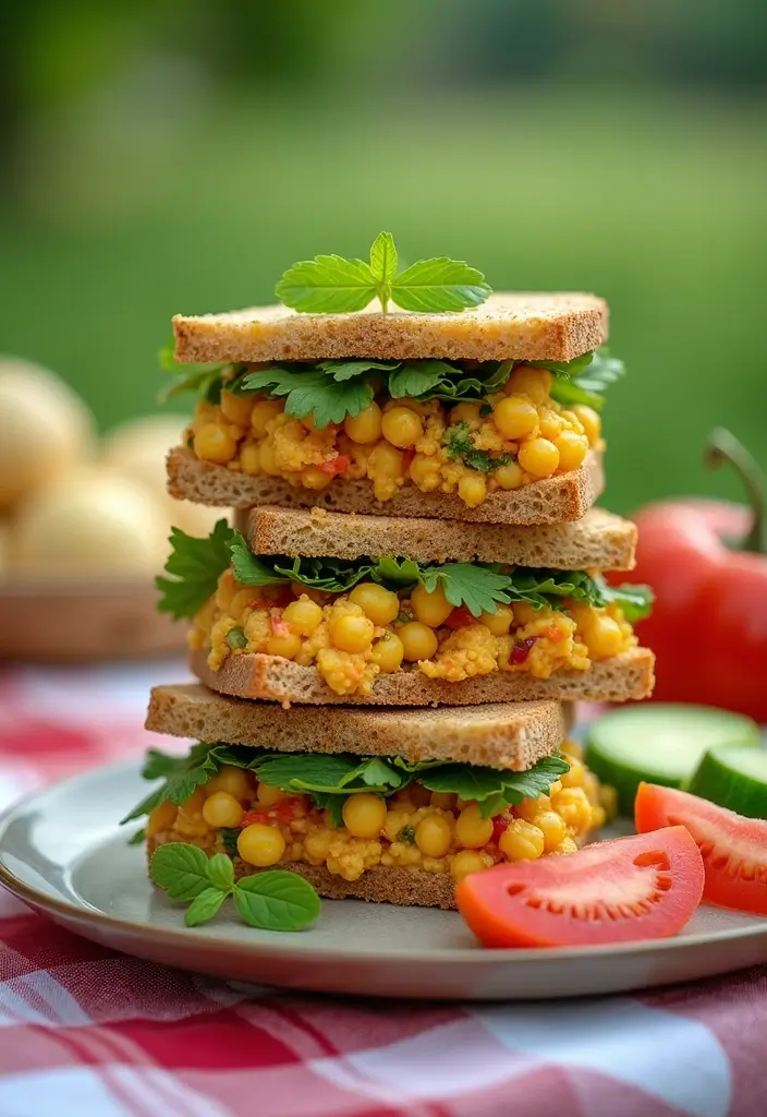 26 Gluten-Free Potluck Dishes Everyone Will Ask For - 12. Chickpea Salad Sandwiches