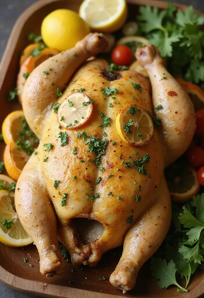 26 Gluten-Free Potluck Dishes Everyone Will Ask For - 21. Lemon Garlic Roasted Chicken