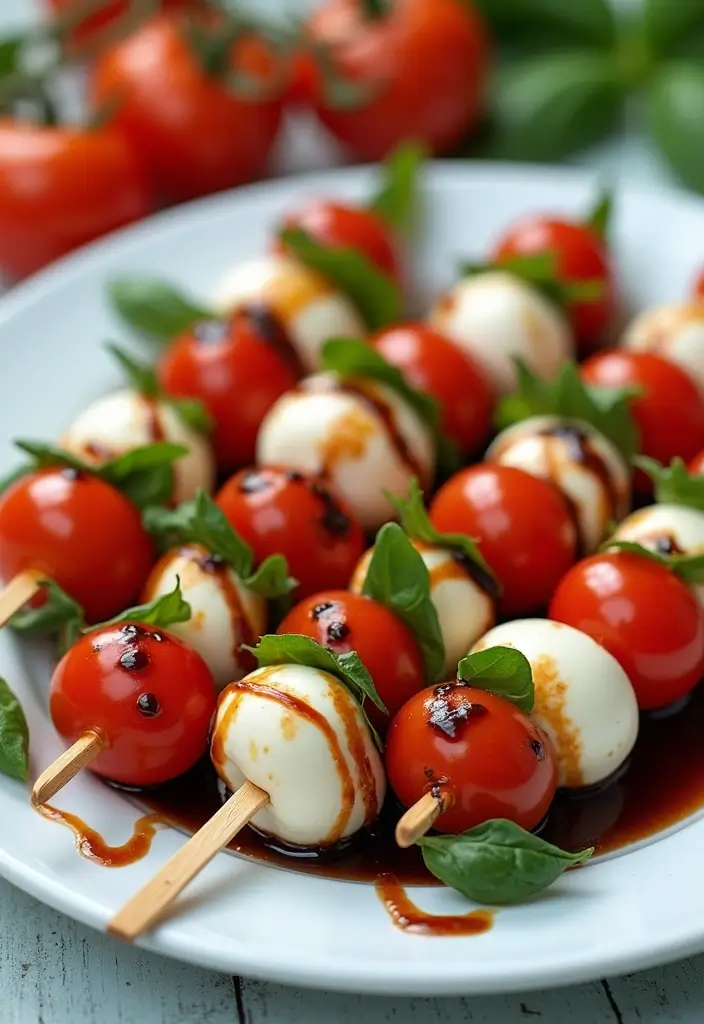 26 Gluten-Free Potluck Dishes Everyone Will Ask For - 5. Caprese Skewers