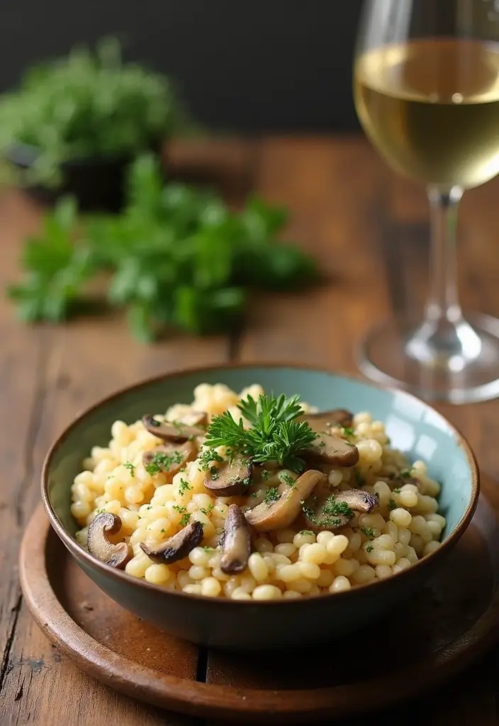 26 Gluten-Free Recipes for Romantic Dinners - 2. Creamy Mushroom Risotto