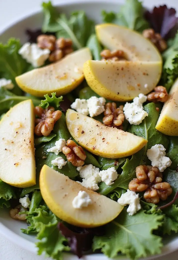 26 Gluten-Free Recipes for Romantic Dinners - 26. Pear and Gorgonzola Salad