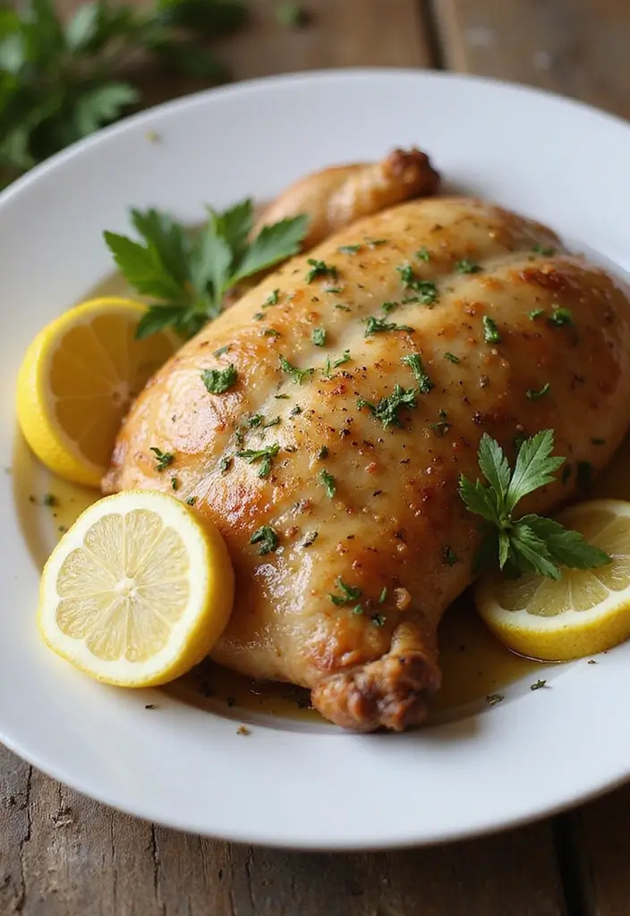 26 Gluten-Free Recipes for Romantic Dinners - 3. Roasted Lemon Herb Chicken