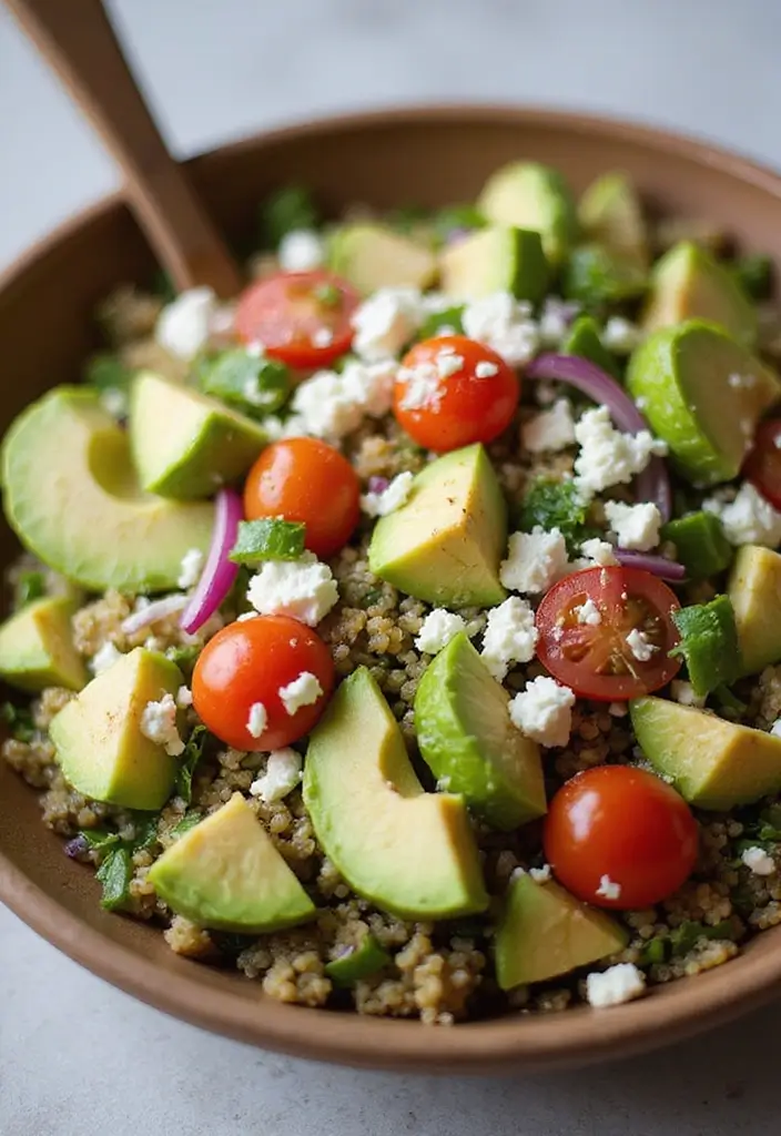 26 Gluten-Free Recipes for Romantic Dinners - 4. Quinoa Salad with Avocado and Feta