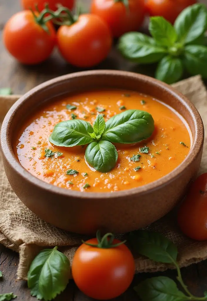 26 Gluten-Free Soups and Stews for Cozy Nights - 1. Creamy Tomato Basil Soup