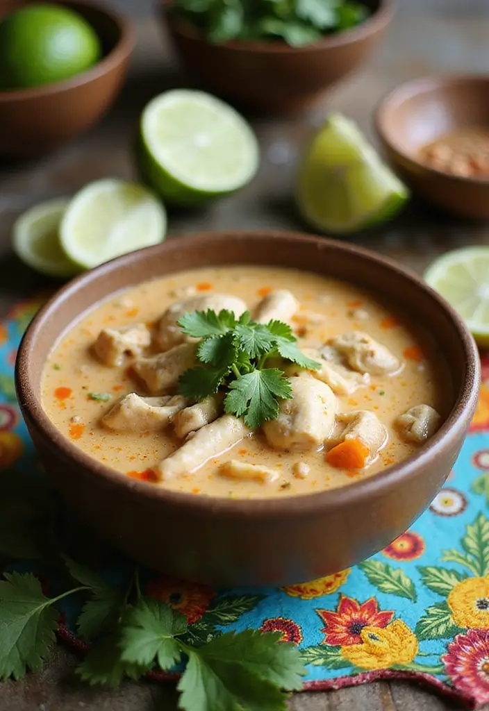 26 Gluten-Free Soups and Stews for Cozy Nights - 10. Thai Coconut Chicken Soup