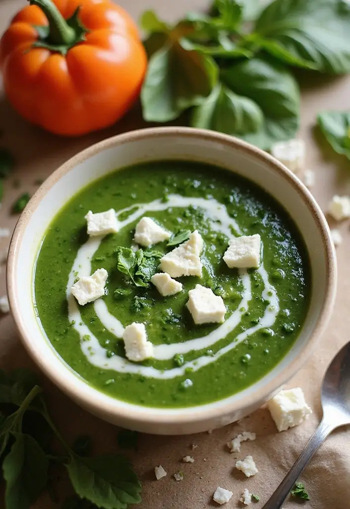 26 Gluten-Free Soups and Stews for Cozy Nights - 18. Spinach and Feta Soup