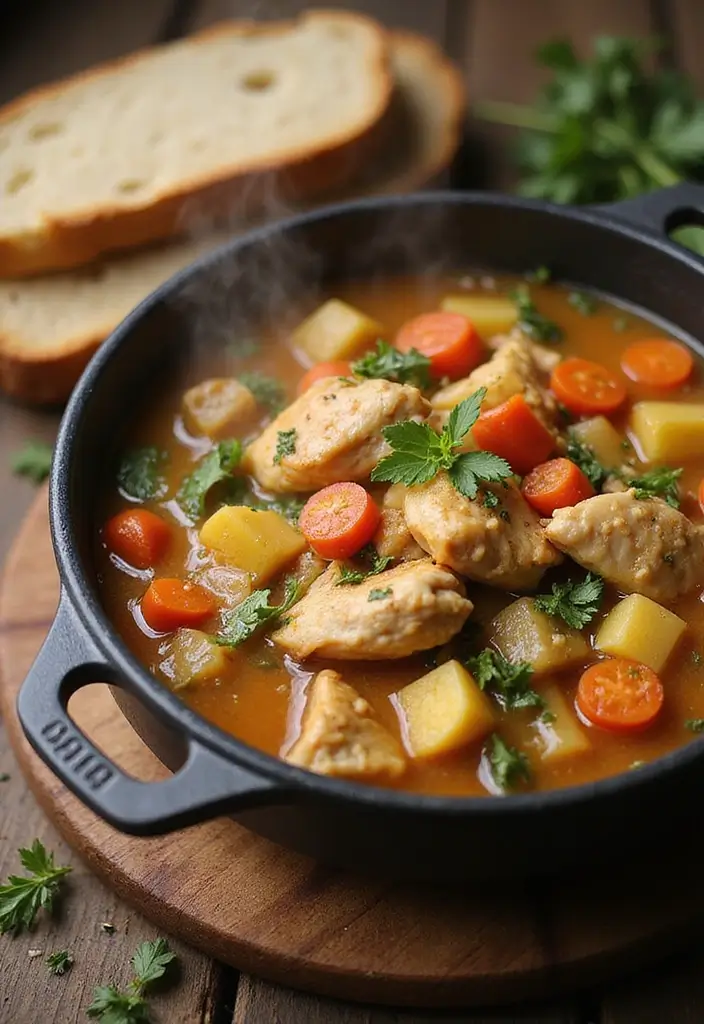 26 Gluten-Free Soups and Stews for Cozy Nights - 2. Hearty Chicken and Vegetable Stew