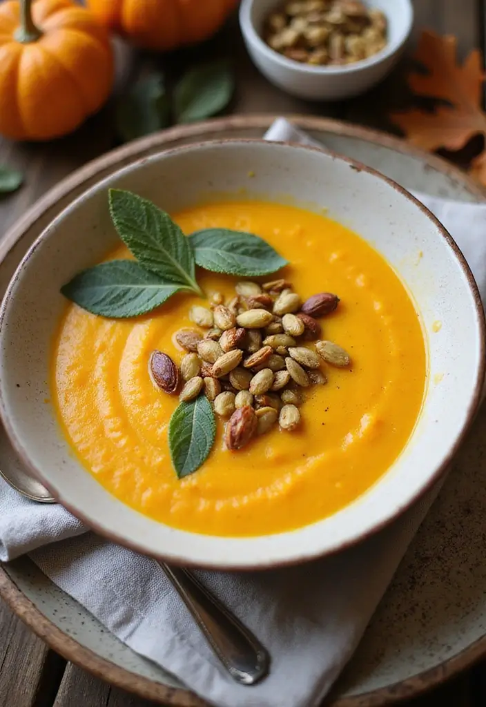 26 Gluten-Free Soups and Stews for Cozy Nights - 4. Butternut Squash and Sage Soup