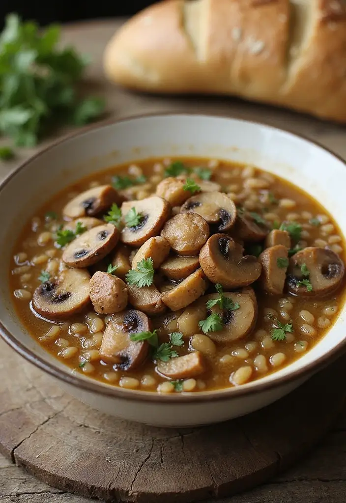 26 Gluten-Free Soups and Stews for Cozy Nights - 8. Mushroom Barley Soup