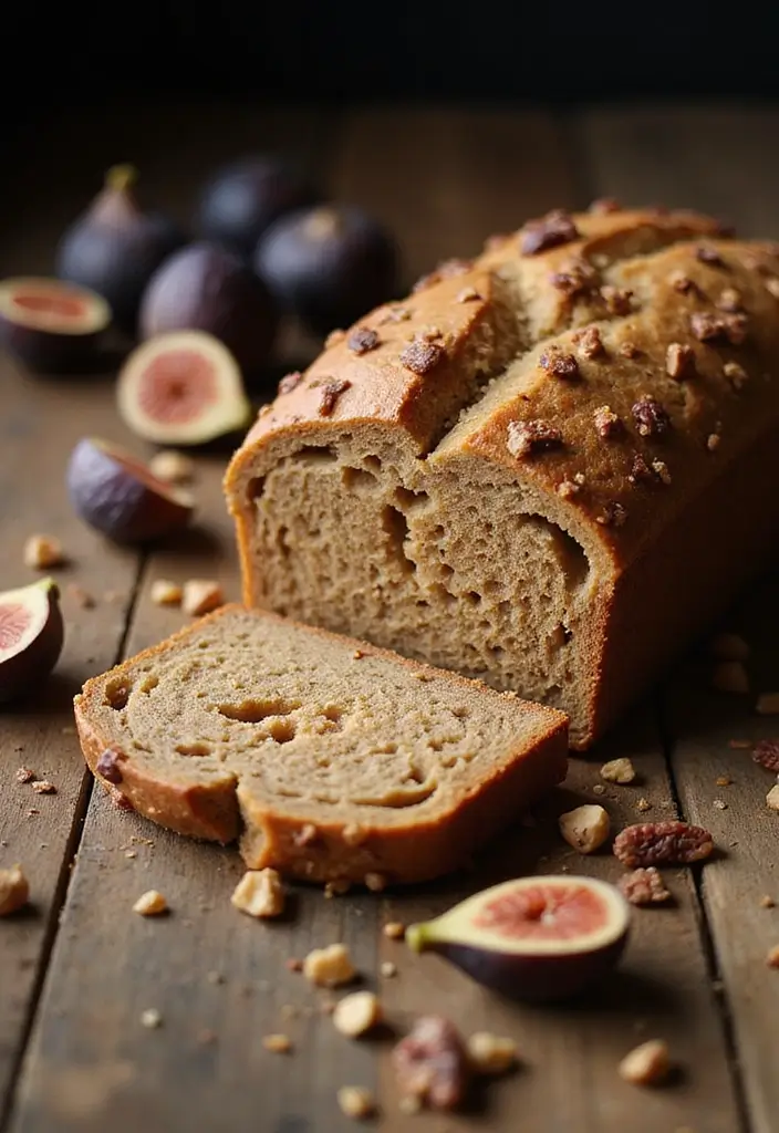 26 Gluten-Free Sweet Bread Recipes - 15. Nutty Fig Bread