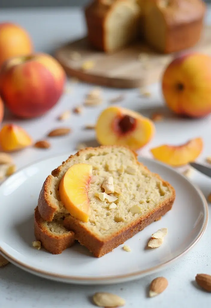 26 Gluten-Free Sweet Bread Recipes - 23. Peach Almond Sweet Bread