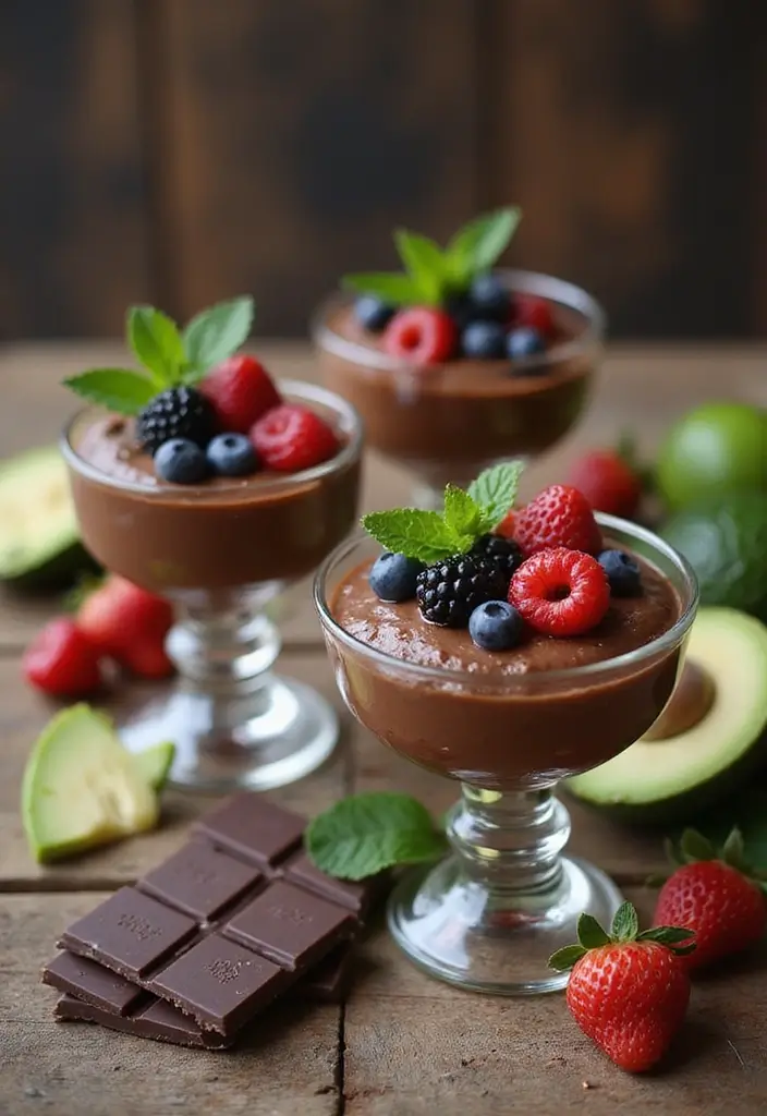 26 Gluten-Free Valentine’s Desserts for Loved Ones - 1. Rich Chocolate Avocado Mousse