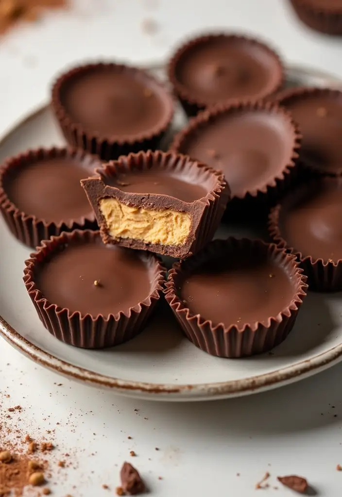 26 Gluten-Free Valentine’s Desserts for Loved Ones - 15. Chocolate Peanut Butter Cups