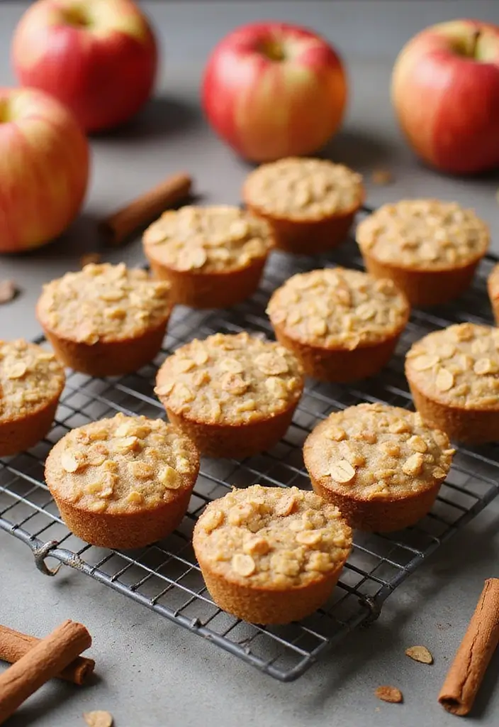 26 Gluten-Free Valentine’s Desserts for Loved Ones - 16. Apple Cinnamon Oatmeal Cups