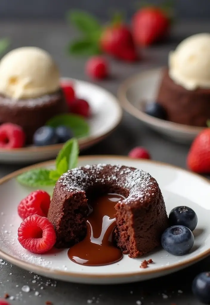 26 Gluten-Free Valentine’s Desserts for Loved Ones - 18. Mini Chocolate Lava Cakes