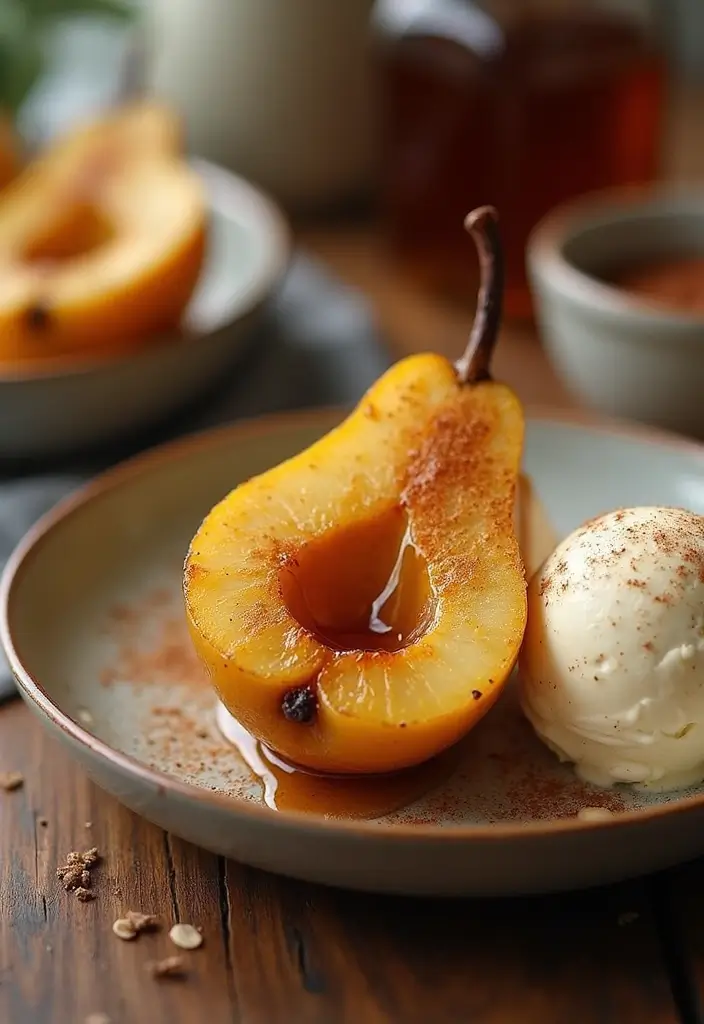 26 Gluten-Free Valentine’s Desserts for Loved Ones - 20. Honey Roasted Pears